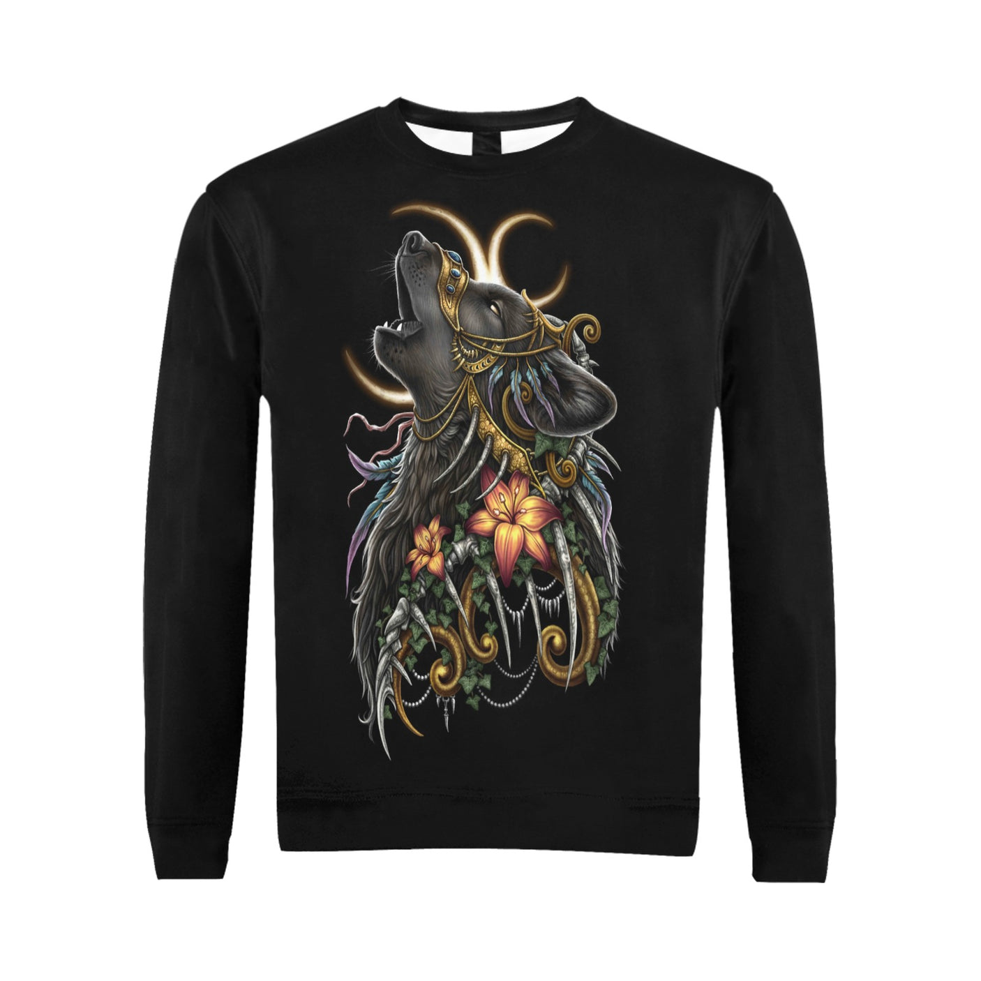 Howling Wolf, Sarah Richter Art Sweatshirt