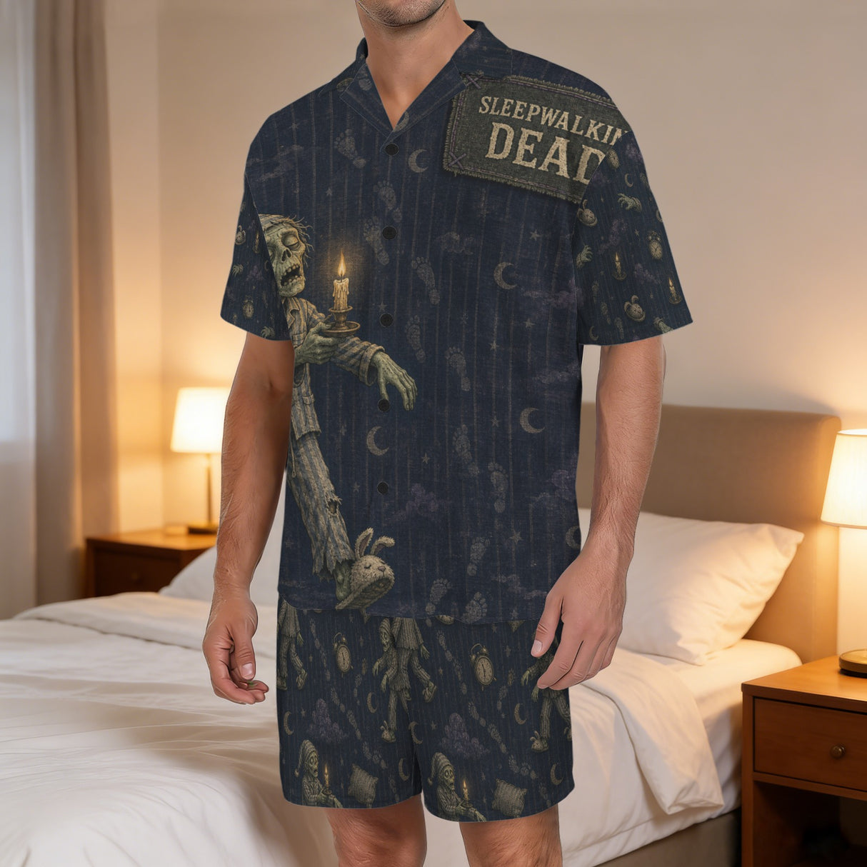 Sleepwalking Dead Halloween Costume Pajama Set