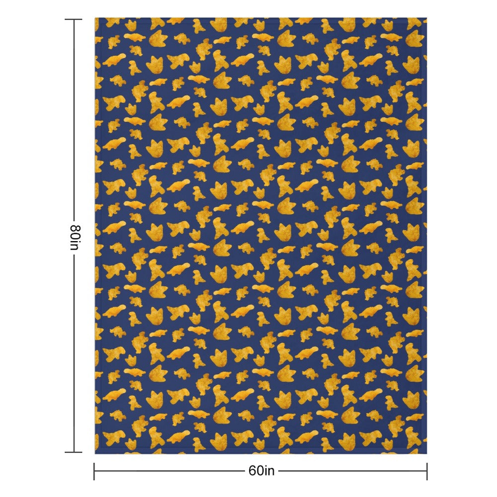 Dino Nuggets Throw Blanket