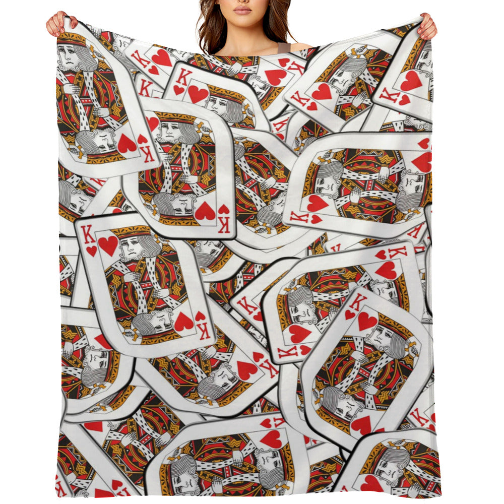 Playing Cards Throw Blanket