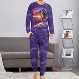 Valley Sunset Wolf Pajamas