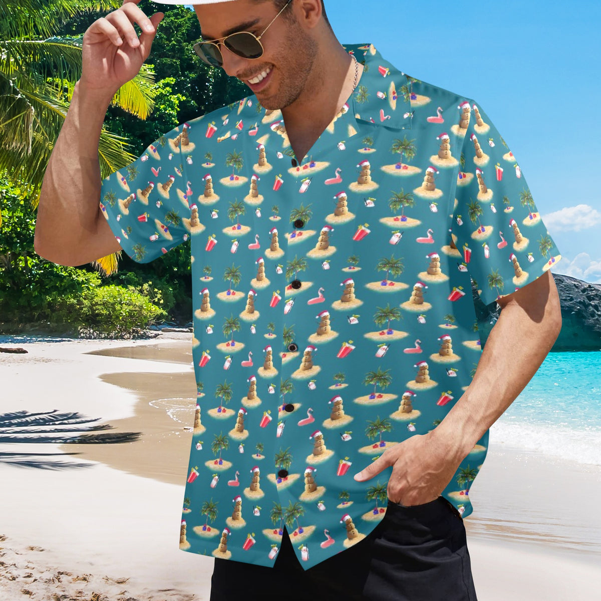 Christmas in July Vacay Hawaiian Shirt