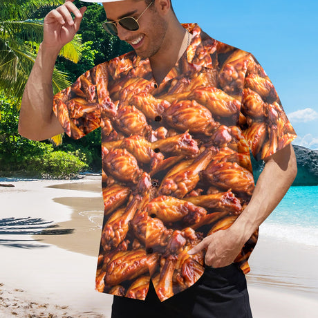 Chicken Wing Hawaiian Shirt