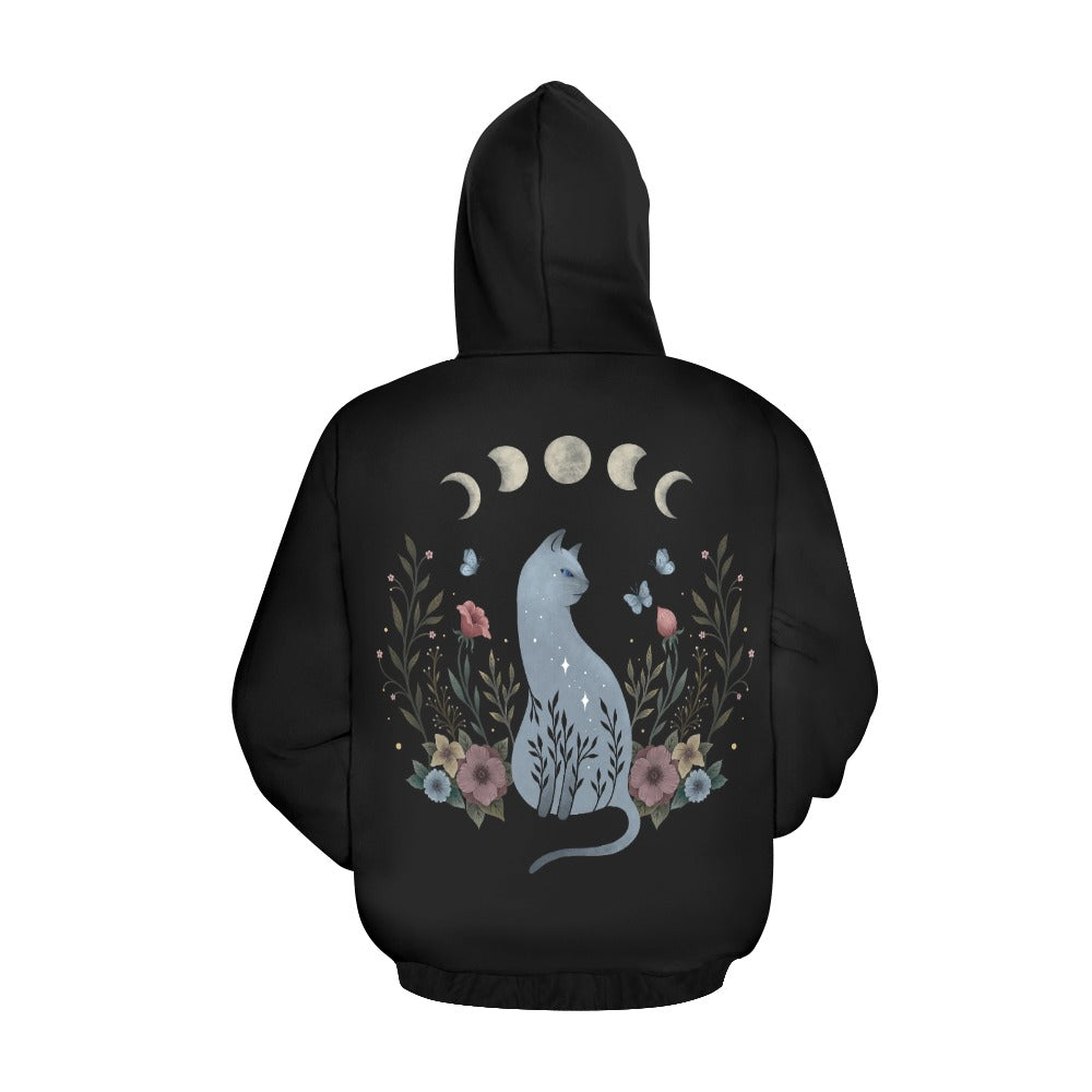 Episodic Drawing Cat On The Hill Hoodie