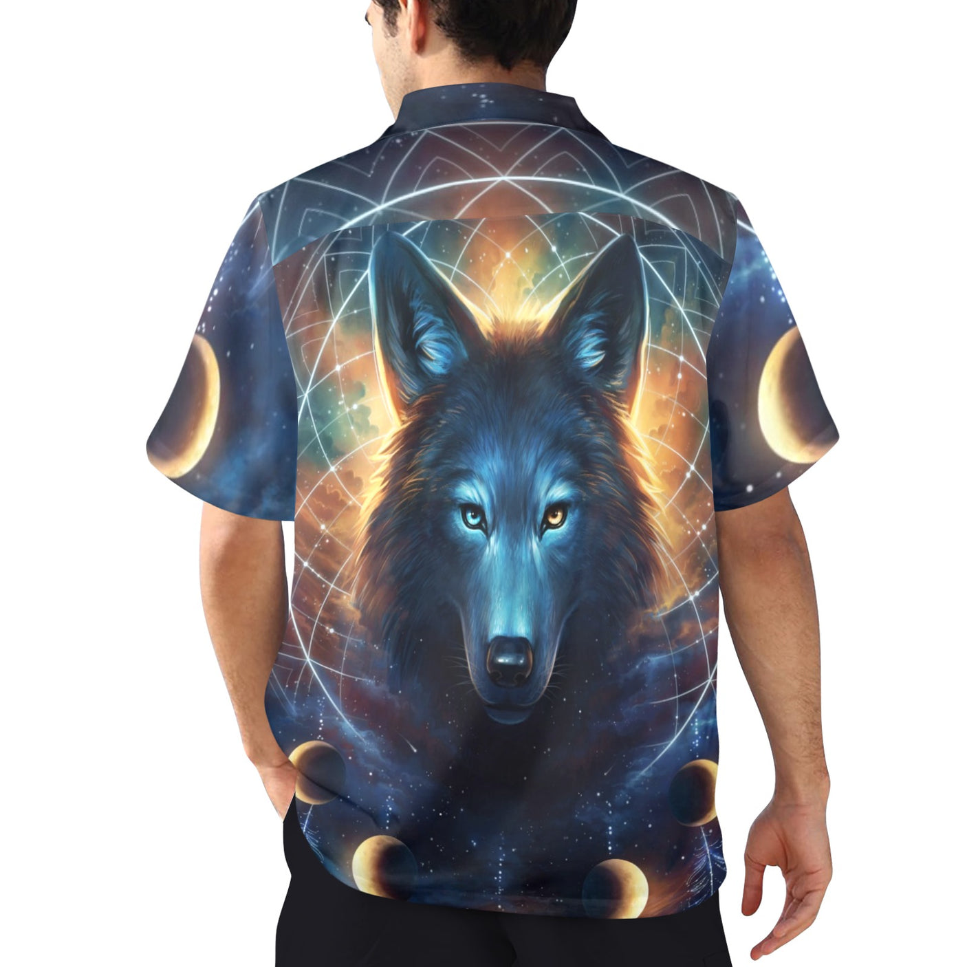 JoJoesArt Wolf Hawaiian Shirt