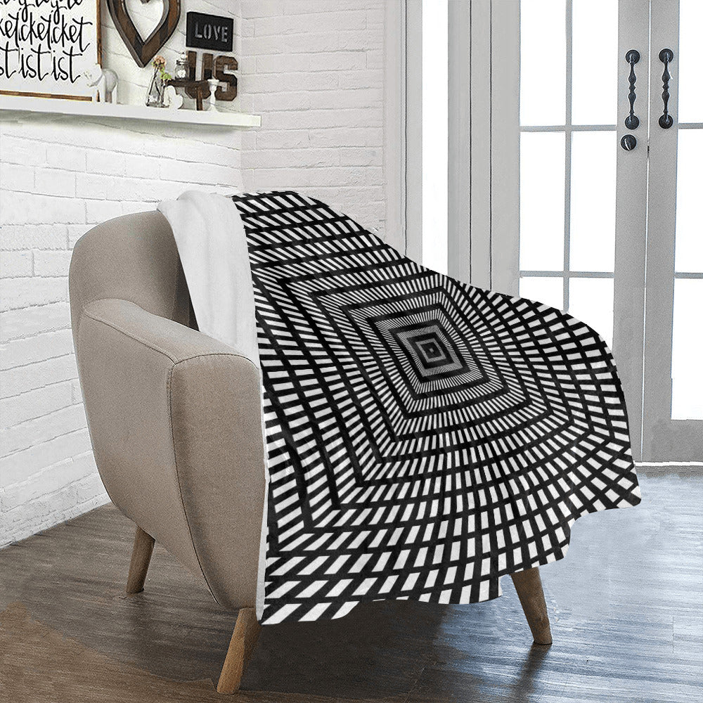 Optical Illusion Throw Blanket