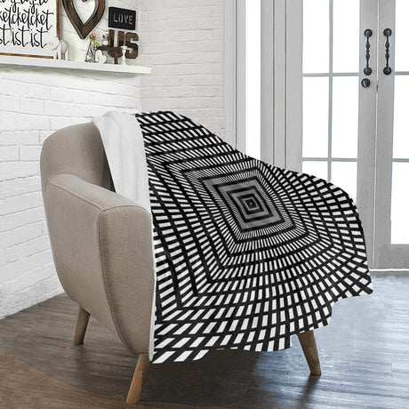 Optical Illusion Throw Blanket