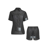 Midnight Huntress Witch Gothic Costume Pajama Set