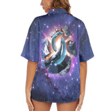 Yin Yang Dolphin Women's Hawaiian Shirt