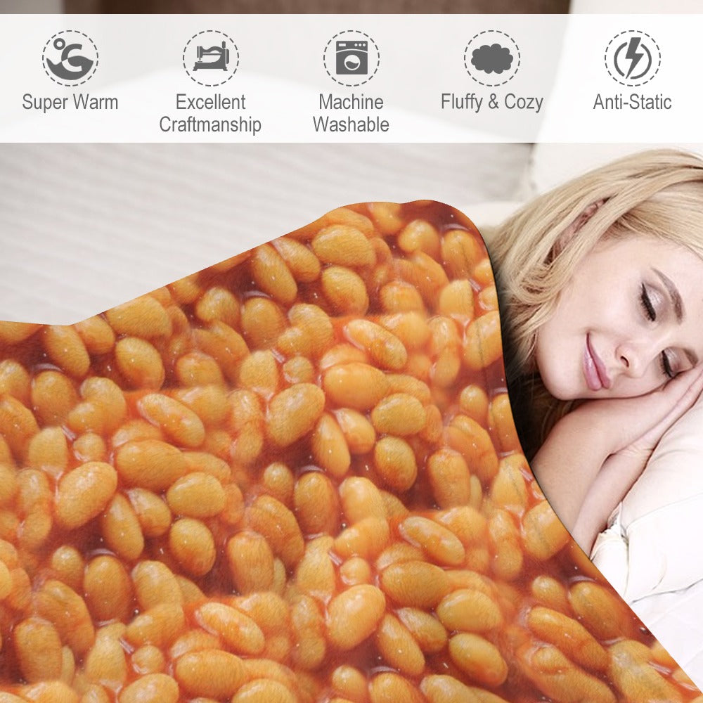 Baked Beans Throw Blanket