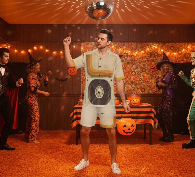 Retro Eight Track Cartridge Costume Pajama Set