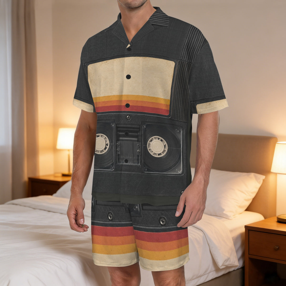 Retro VHS Tape Costume Pajama Set