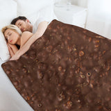 Chocolate Throw Blanket
