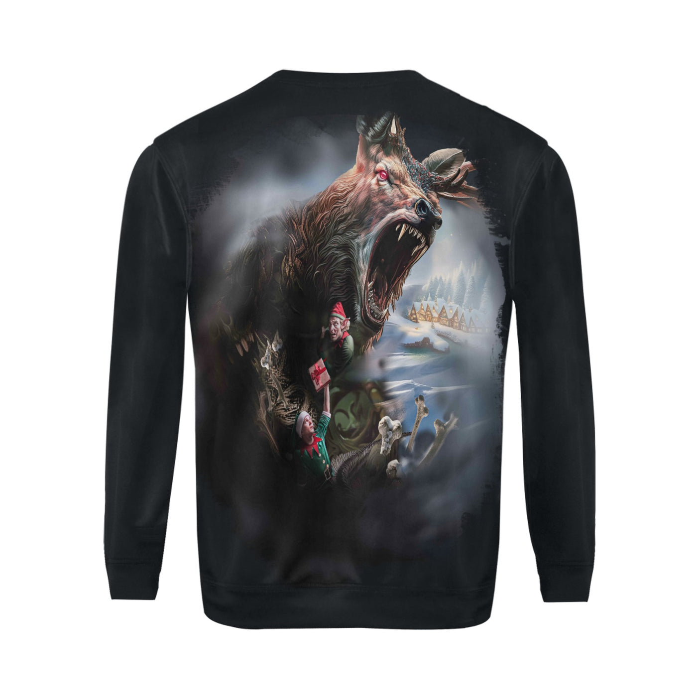 Posessed Deer and Elf Sweater