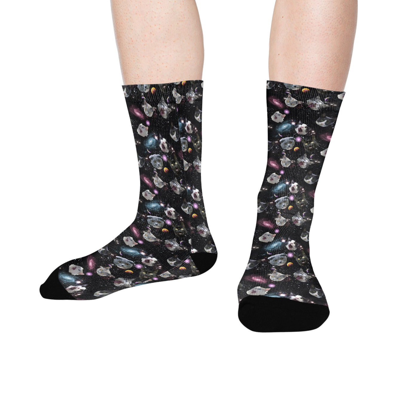Space Cat Socks