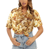 Popcorn Women's Hawaiian Shirt