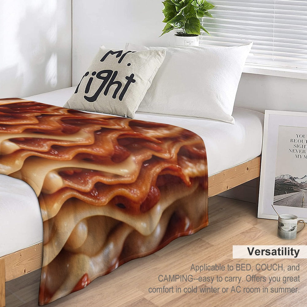 Lasagna Throw Blanket