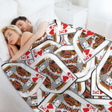 Playing Cards Throw Blanket