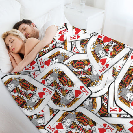 Playing Cards Throw Blanket
