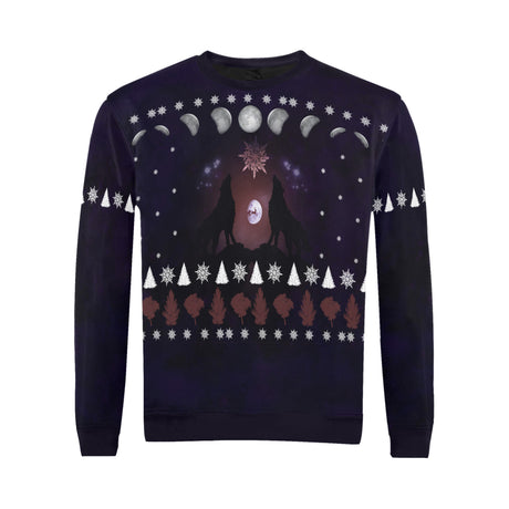 Wolf Howl Ugly Christmas Sweater