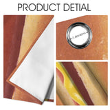 Giant Hot Dog Curtains – Funny Food Grommet Set, 52 x 84 in