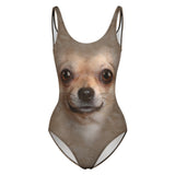 Chihuahua Face One Piece Swimsuit