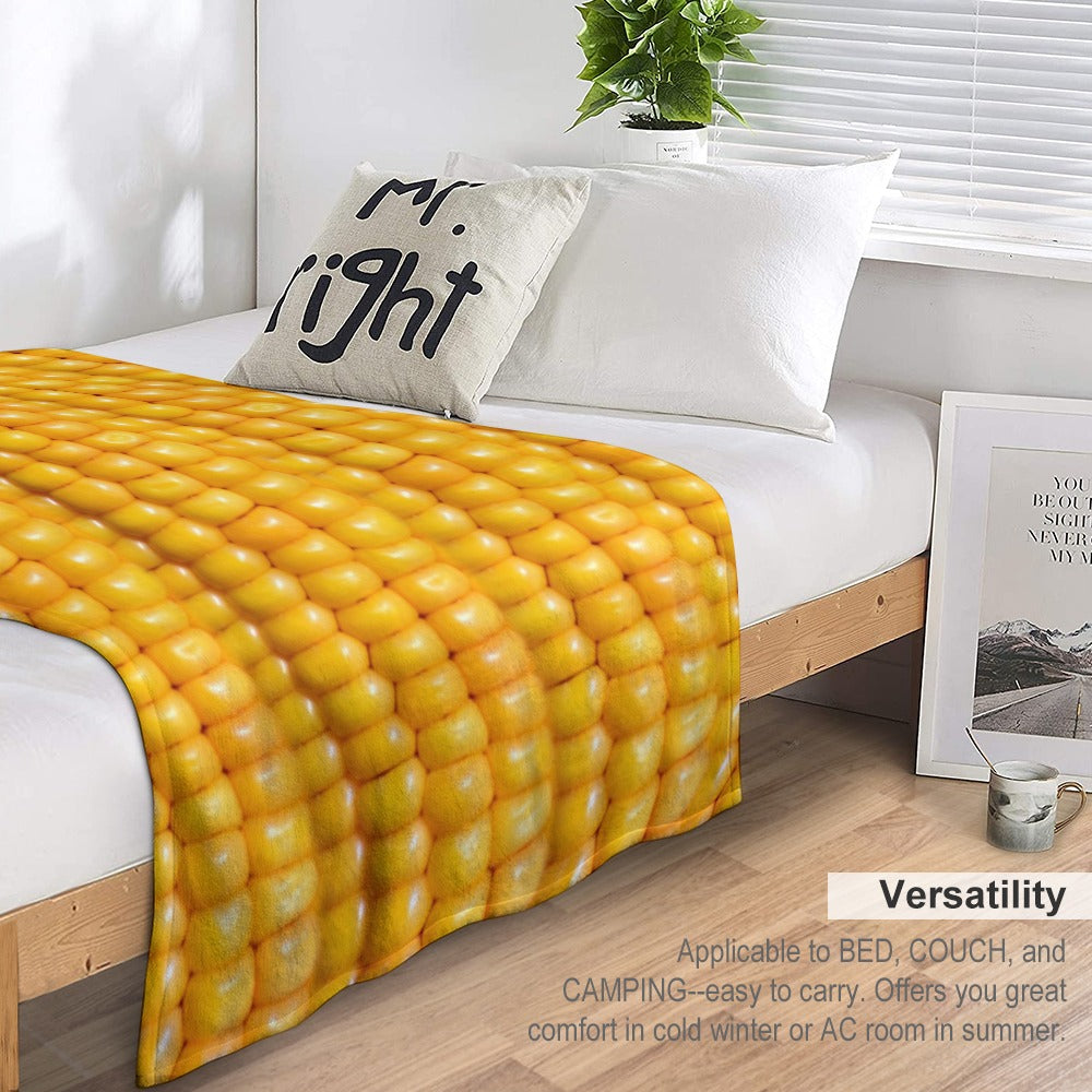 Corn Cob Throw Blanket