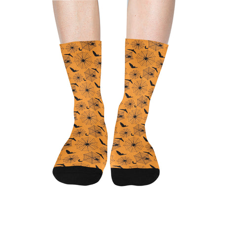 Bat Spider Halloween Socks