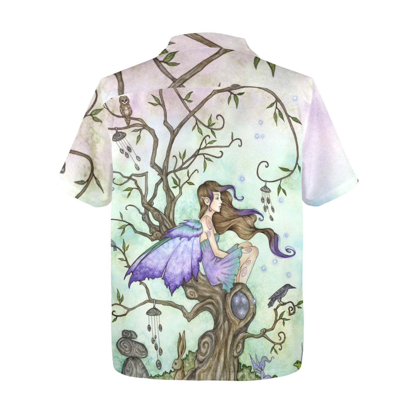 Amy Brown 'Wind Chimes' Hawaiian Shirt