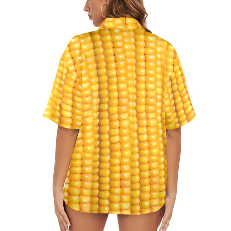Corn Cob Women's Hawaiian Shirt