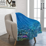 Coral Reef Throw Blanket