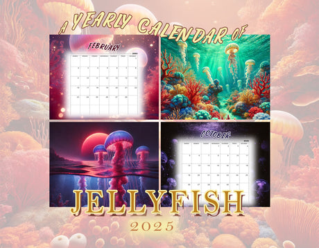 Jellyfish Calendar 2025