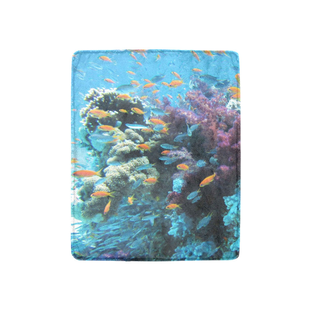 Coral Reef Throw Blanket