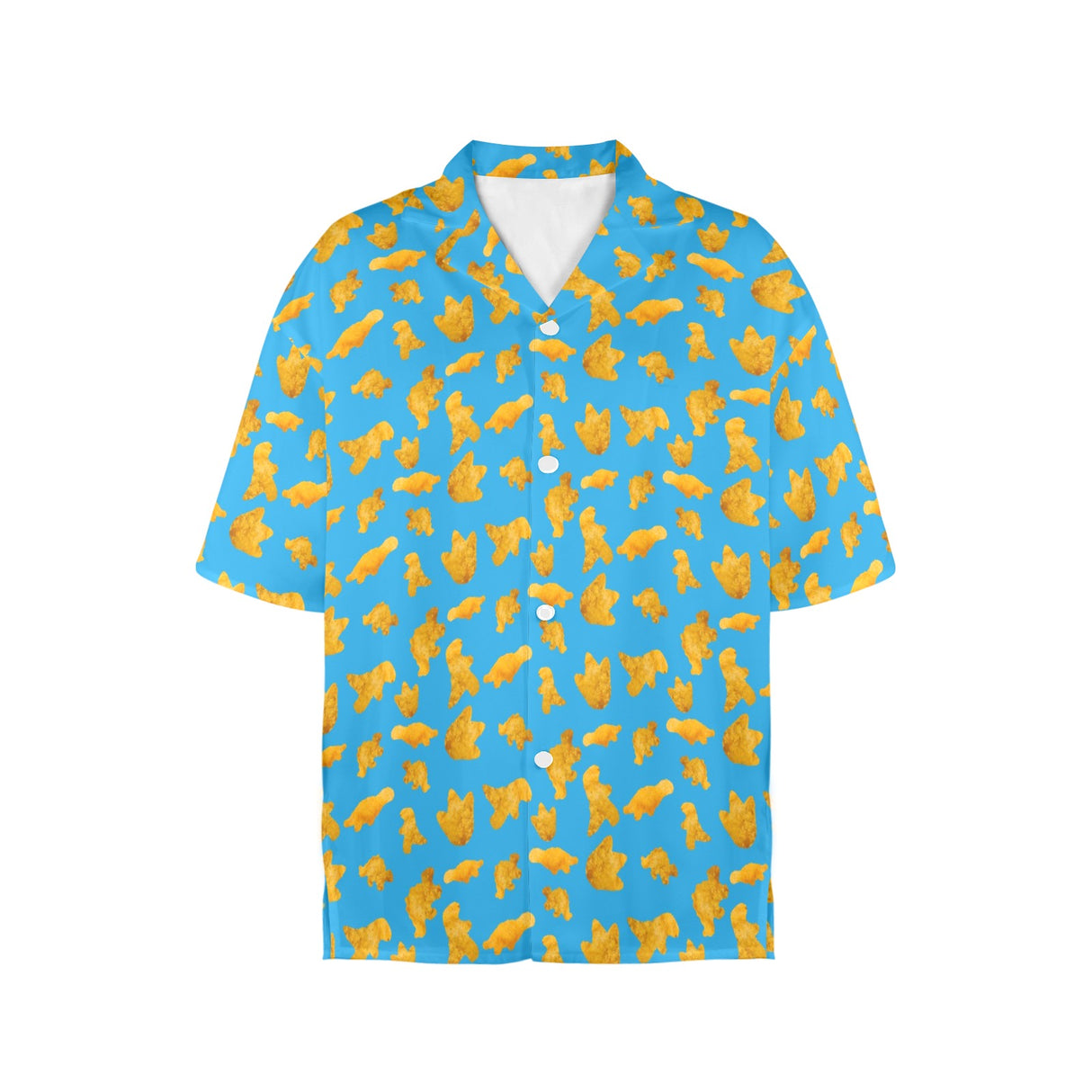 Dinosaur Chicken Nuggets Women's Hawaiian Shirt