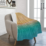 Beach Coastal Throw Blanket