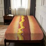 Giant Hot Dog Twin Fitted Sheet – Funny Bedding, 39 x 75 x 15 in