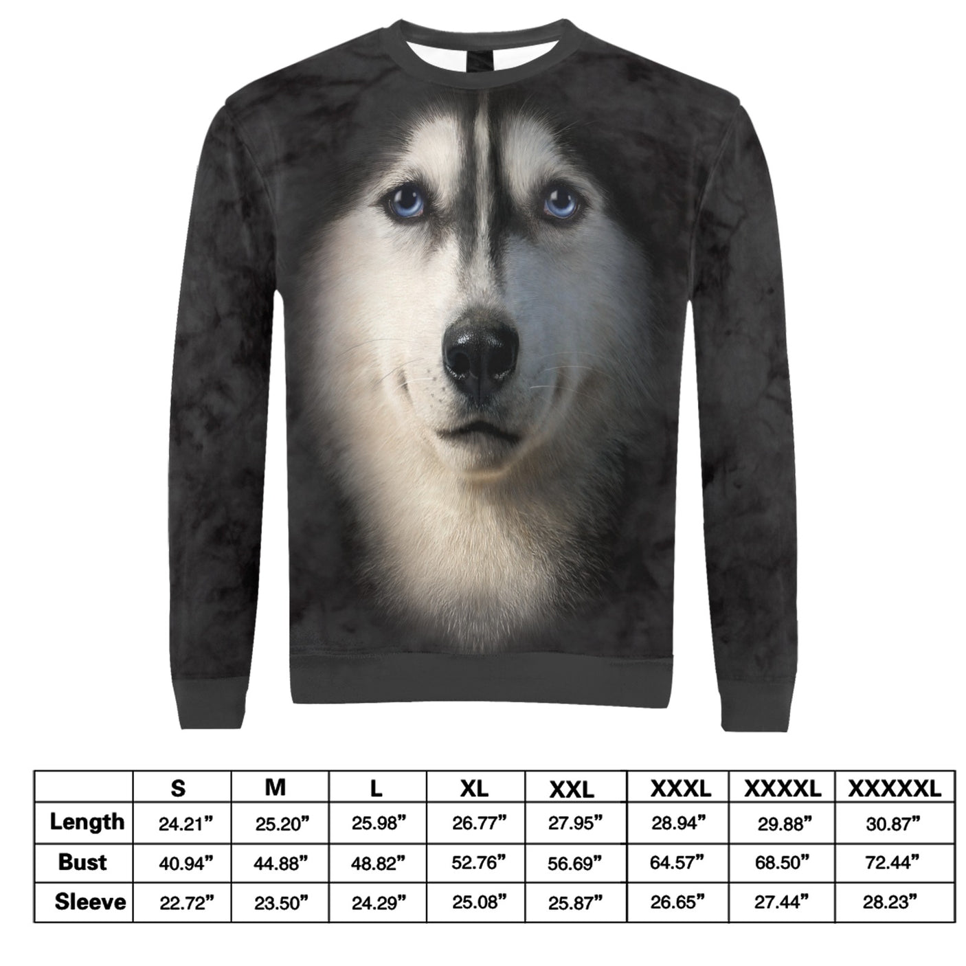 Siberian Husky Face Sweater