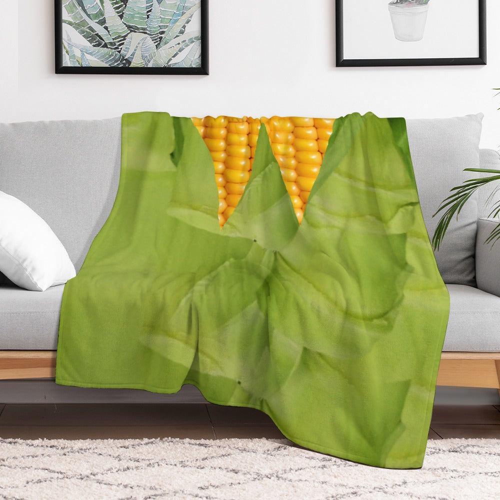 Corn Cob Throw Blanket