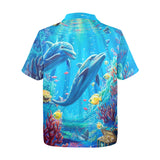 Under Sea Dolphins, Dakota Daetwiler Art Hawaiian Shirt