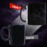 Creeping eyes and a smoky monster emerging from darkness on color-changing mugs, product view 3