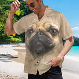 Pug Face Hawaiian Shirt