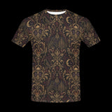 Haunted Victorian Damask Men’s Halloween T-Shirt