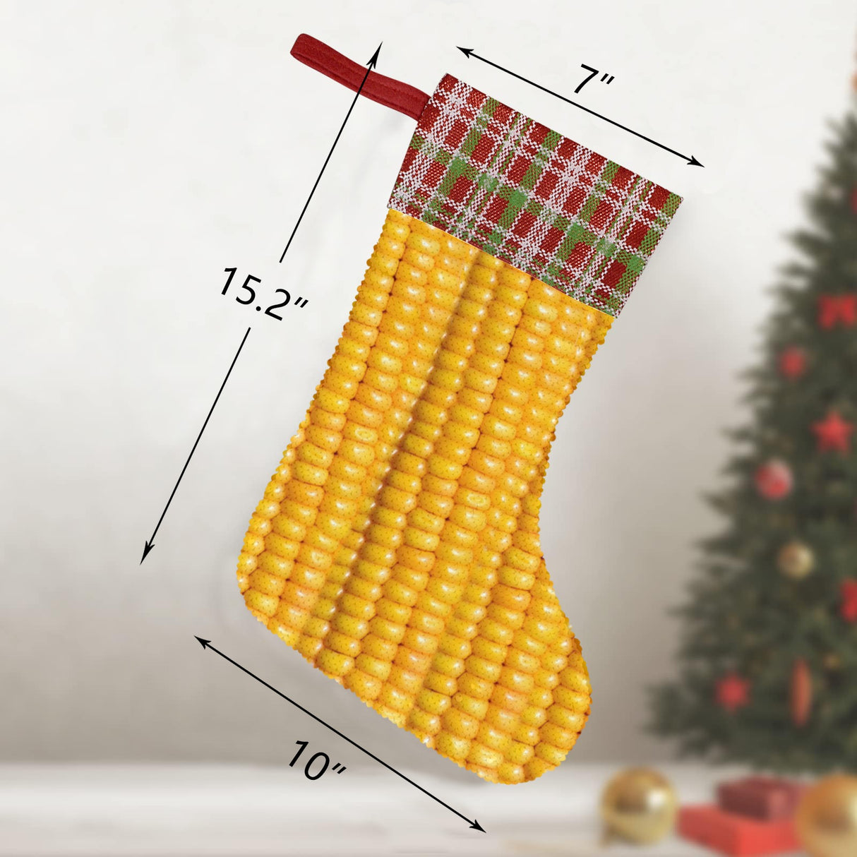 Corn Cob Christmas Stocking