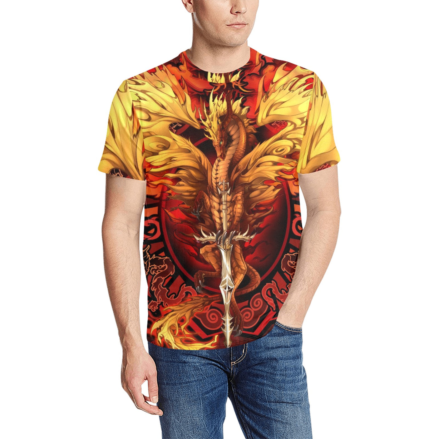 Ruth Thompson 'Dragon Sword Flame Blade' Shirt