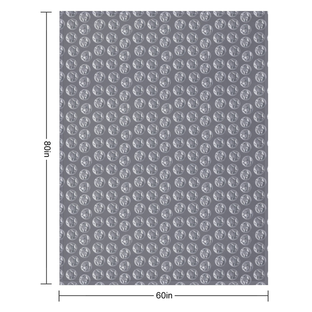 Bubble Cushion Wrap Throw Blanket