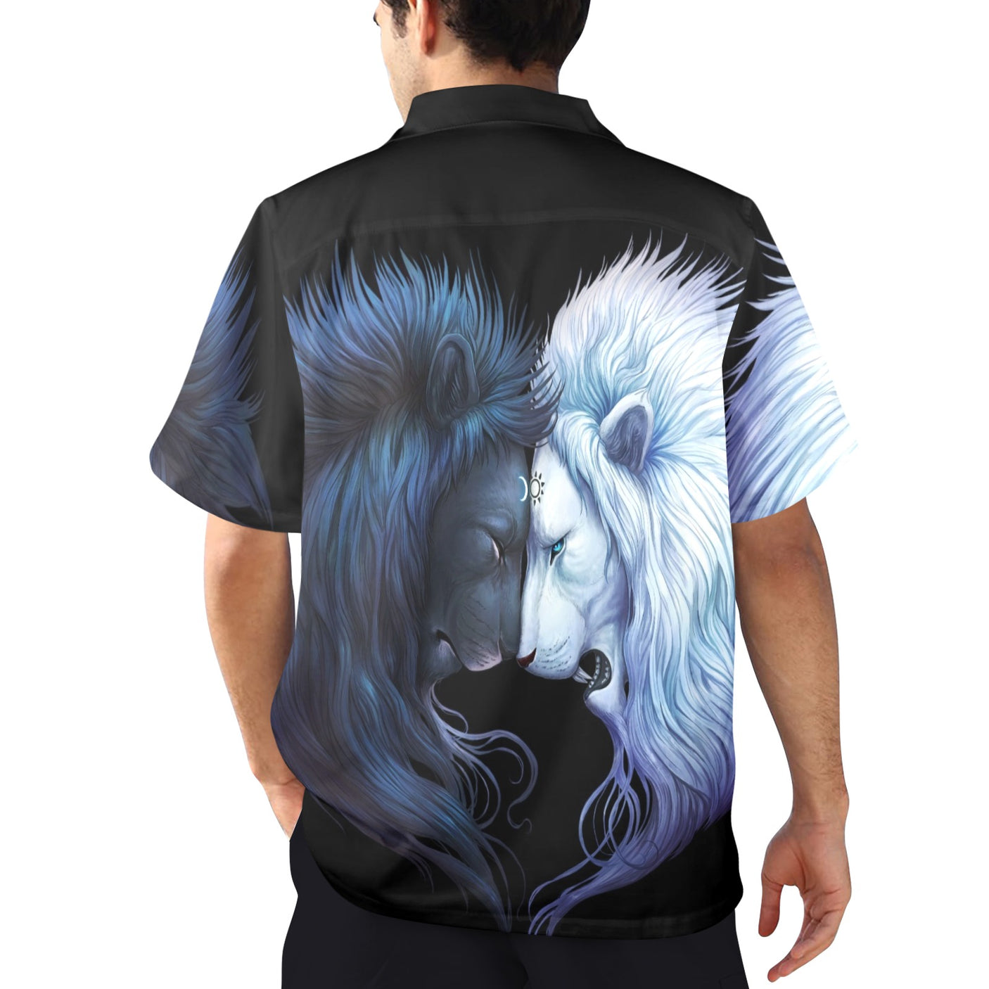 JoJoesArt Lion Hawaiian Shirt