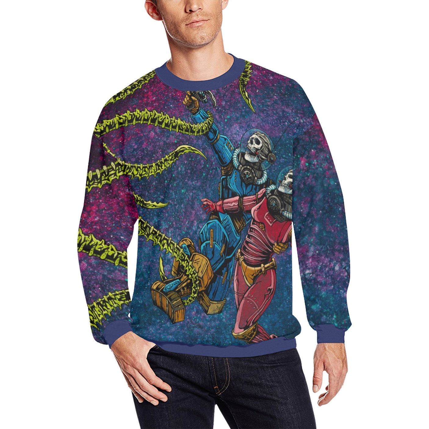 David Lozeau Clash In Cosmos Sweater