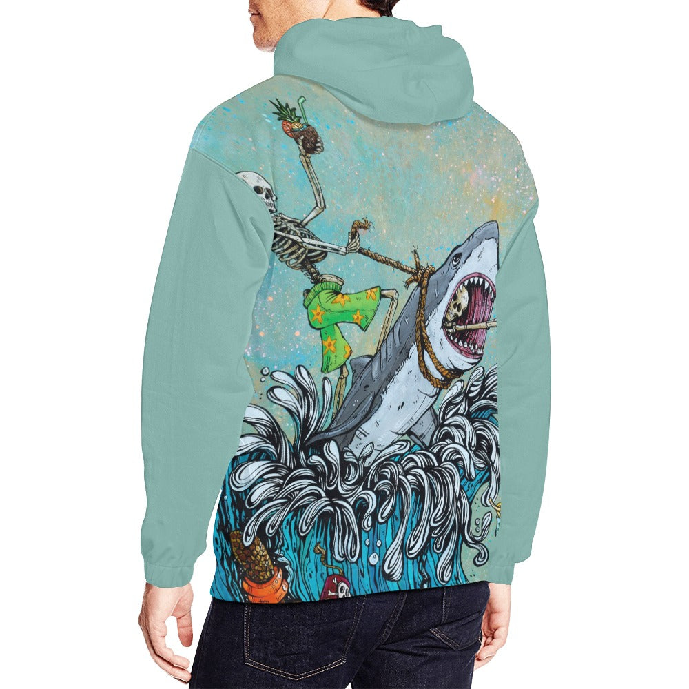 David Lozeau Great White Wave Hoodie