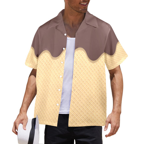 Ice Cream Hawaiian Shirt - Sweet Vacation Food Gift
