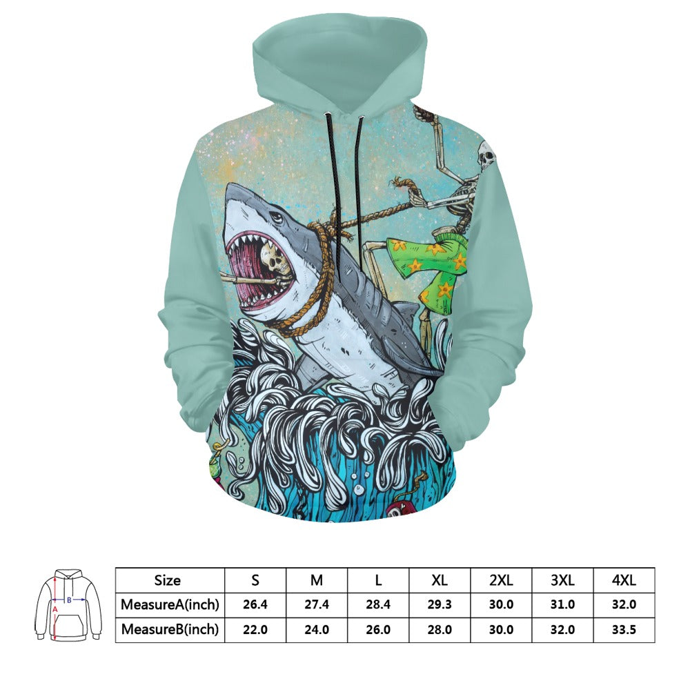 David Lozeau Great White Wave Hoodie